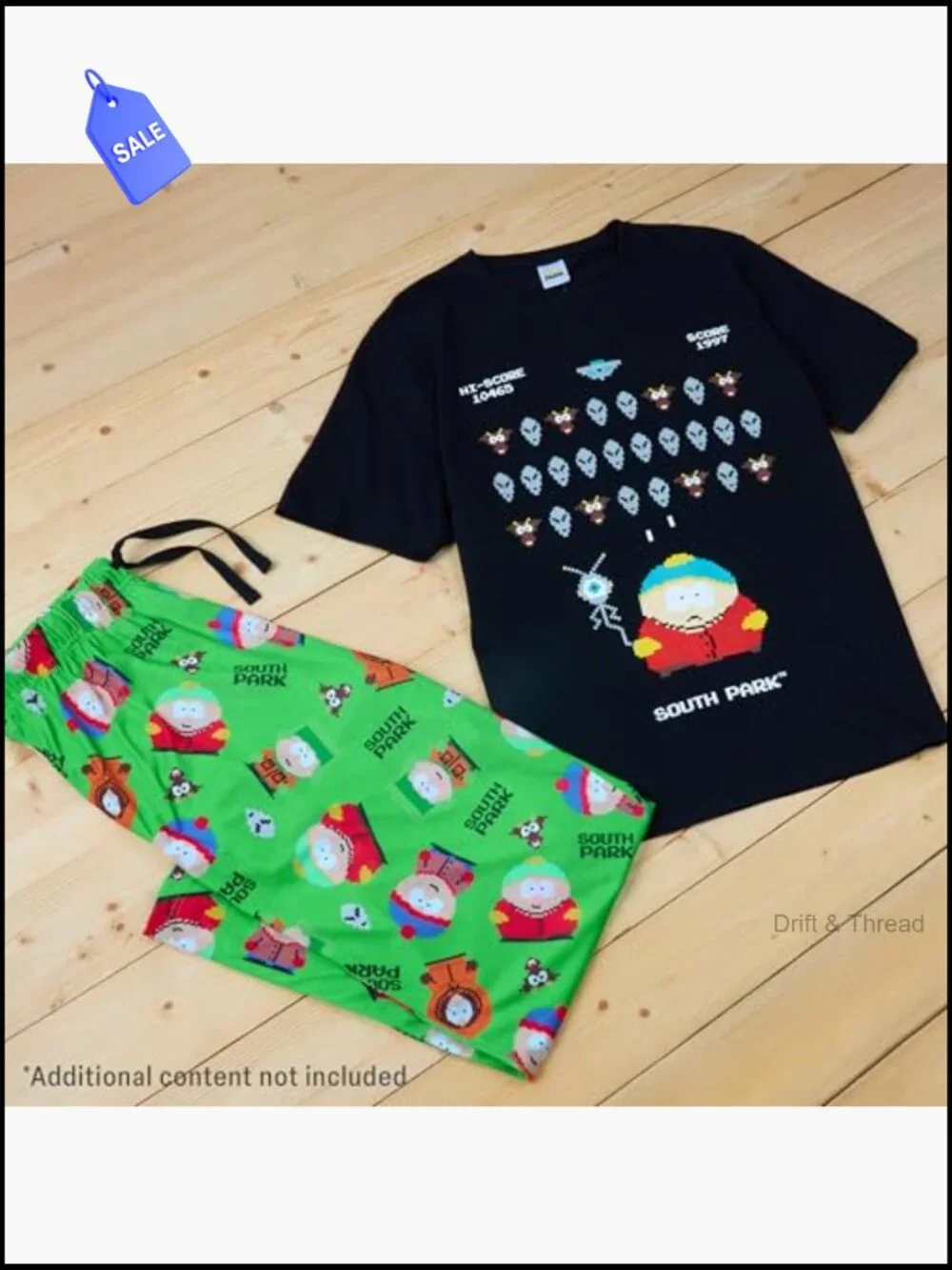 South Park Men's Cotton Sleep Set - Tee & Pants